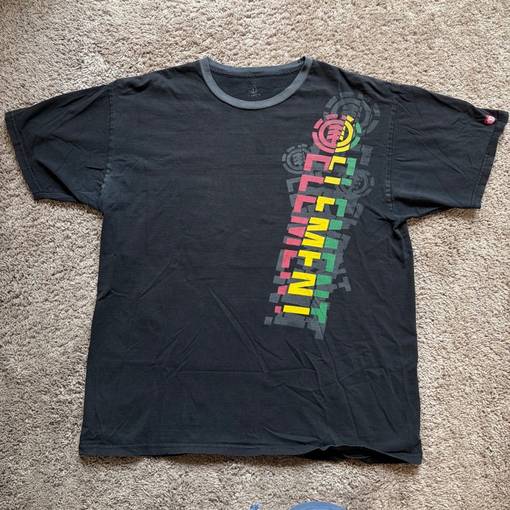 Element Black Skater Graphic T-Shirt XL